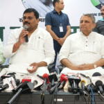 पटना: जेडीयू ऑफिस में डिप्टी सीएम विजय चौधरी की प्रेस कॉन्फ्रेंस, ‘3C नीति पर कोई समझौता नहीं’