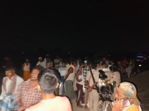 सिमरीबख्तियारपुर में निर्माणाधीन पुल में गिरा साइकिल सवार, मौके पर मौत