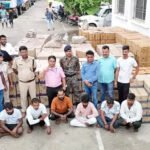 पटना में 1 करोड़ से अधिक की विदेशी शराब जब्त, 1109 कार्टन बरामद, ट्रक चालक समेत 6 तस्कर गिरफ्तार