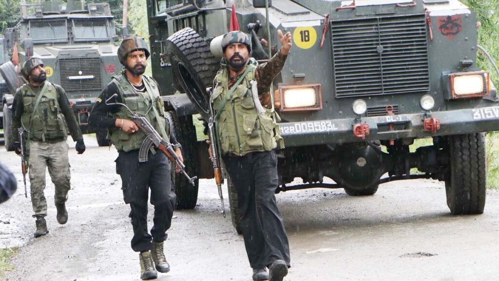 जम्मू-कश्मीर में 2 आतंकी ढेर, सर्च जारी