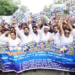 आरक्षण को लेकर पटना में प्रदर्शन