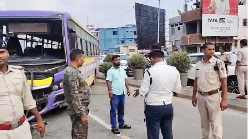 पटना के बेली रोड ओवरब्रिज पर हादसा टला