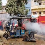 जमुई में चलती ई-रिक्शा की बैटरी फटी, दो छात्राएं झुलसीं, पटना रेफर